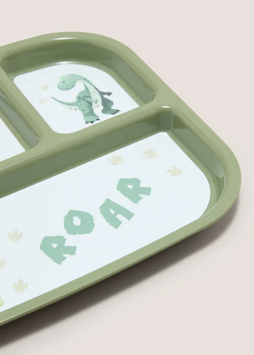 Kids Dino Divide Plate Image 2