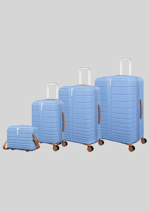 IT Luggage Blue Fascinate Hard Suitcase
