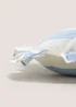 Blue Stripe Frill Cushion Image 2