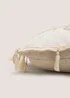 Natural Shell Embroidered Cushion Image 2