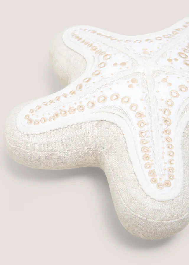 Natural Starfish Shaped Cushion