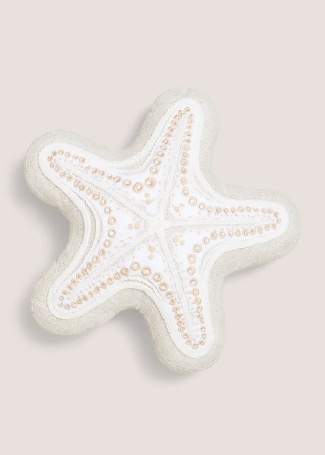 Natural Starfish Shaped Cushion