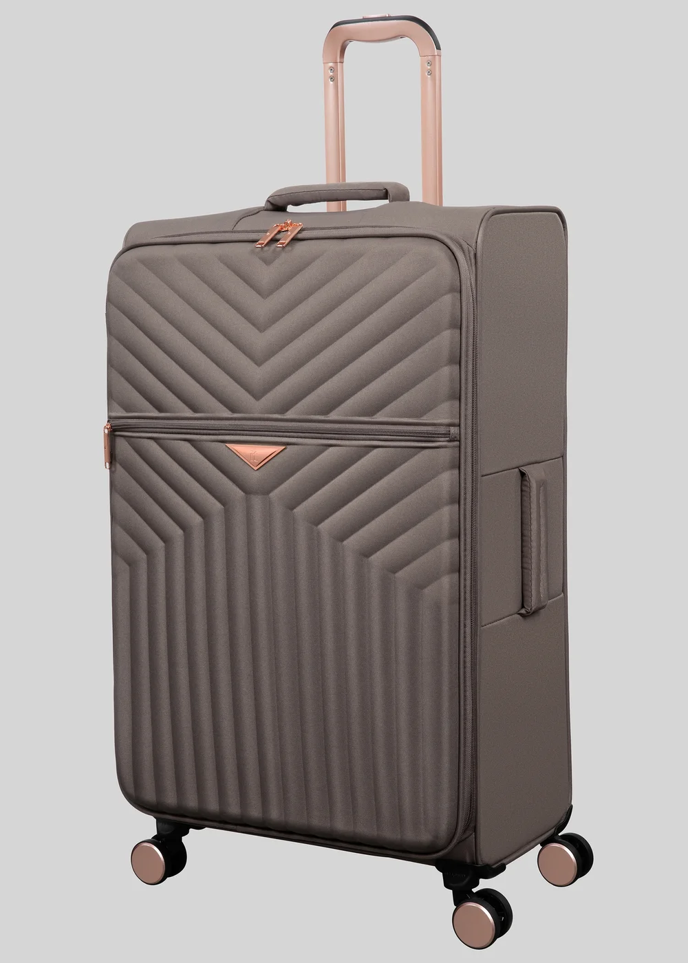 IT Luggage Rock Brown Desirable Soft Suitcase - VANITY Image 3