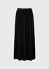 Black Cheesecloth Maxi Skirt - Size 8 Image 4