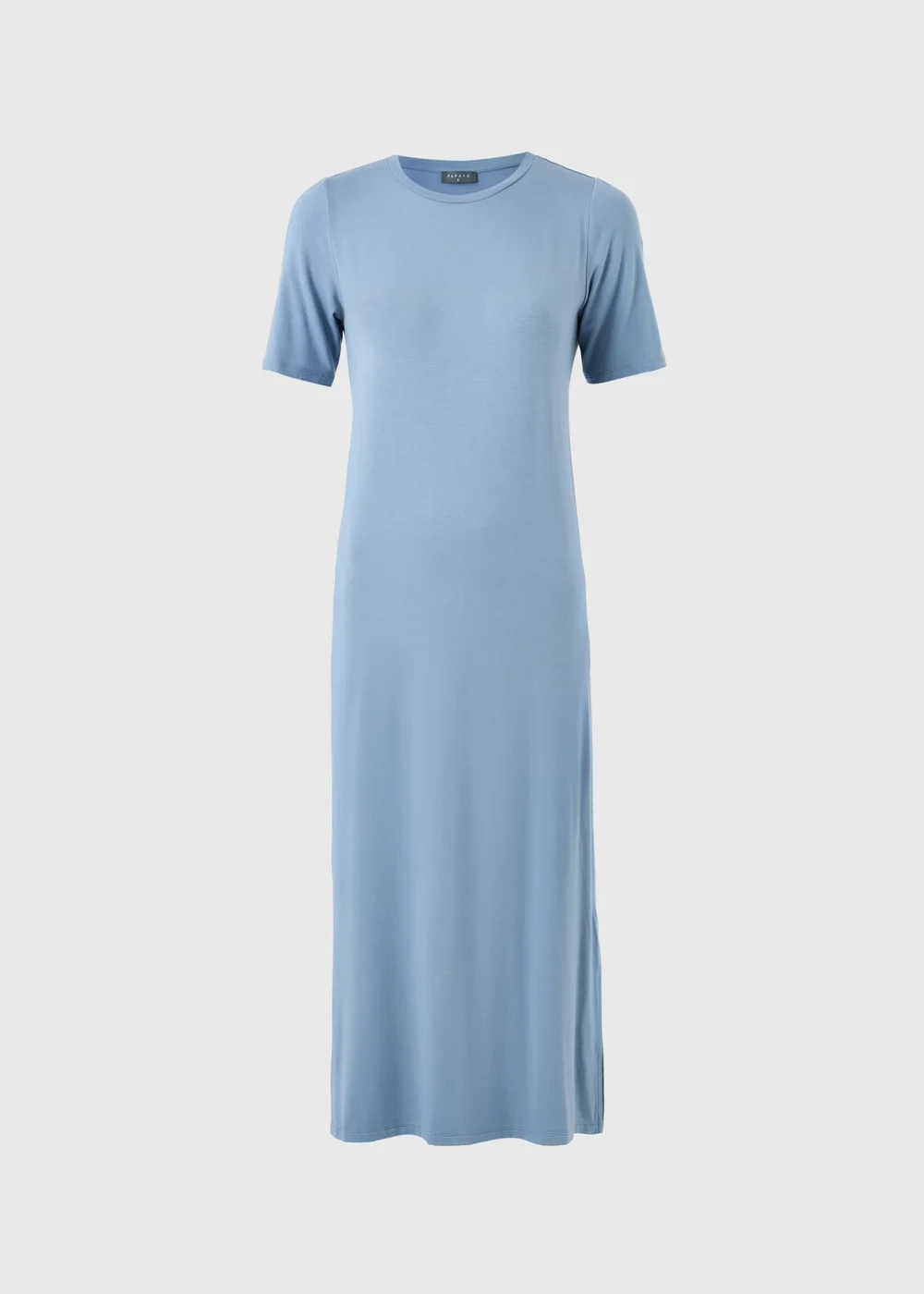 Light Blue T-Shirt Midi Dress - Size 8 Image 1