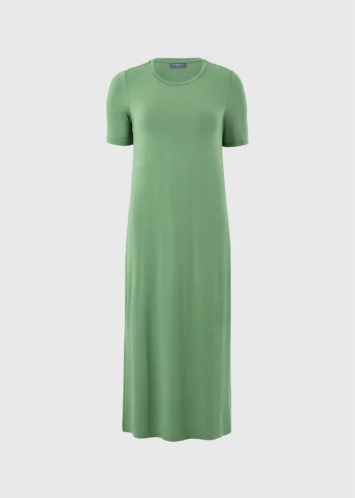 Green T-Shirt Midi Dress - 8 Image 4