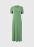 Green T-Shirt Midi Dress - 8 Image 4
