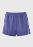 Souluxe Blue Piped Co Ord Running Shorts - Small Image 4