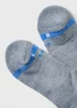 Souluxe 5 Pack Blue Trainer Liner Socks - 2 TO 5 Image 2