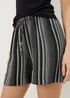 Black Stripe Airflow Shorts - Size 8 Image 2