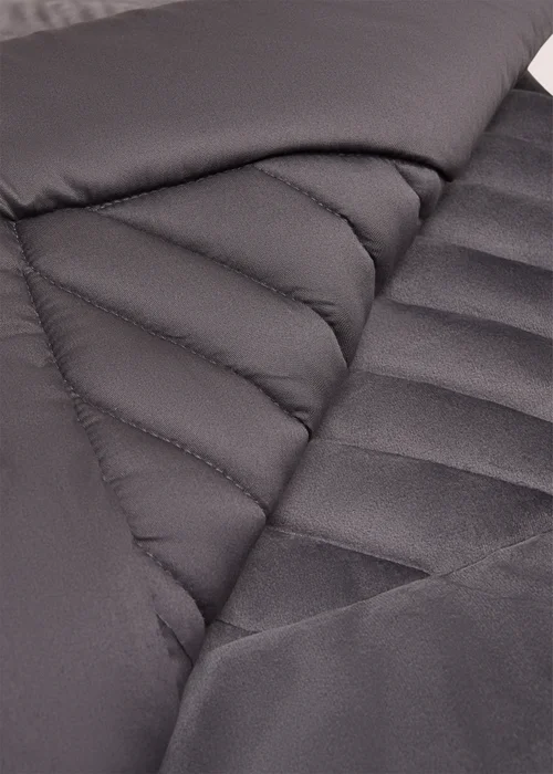 Charcoal Luxe Plush Velvet Bedspread Image 2