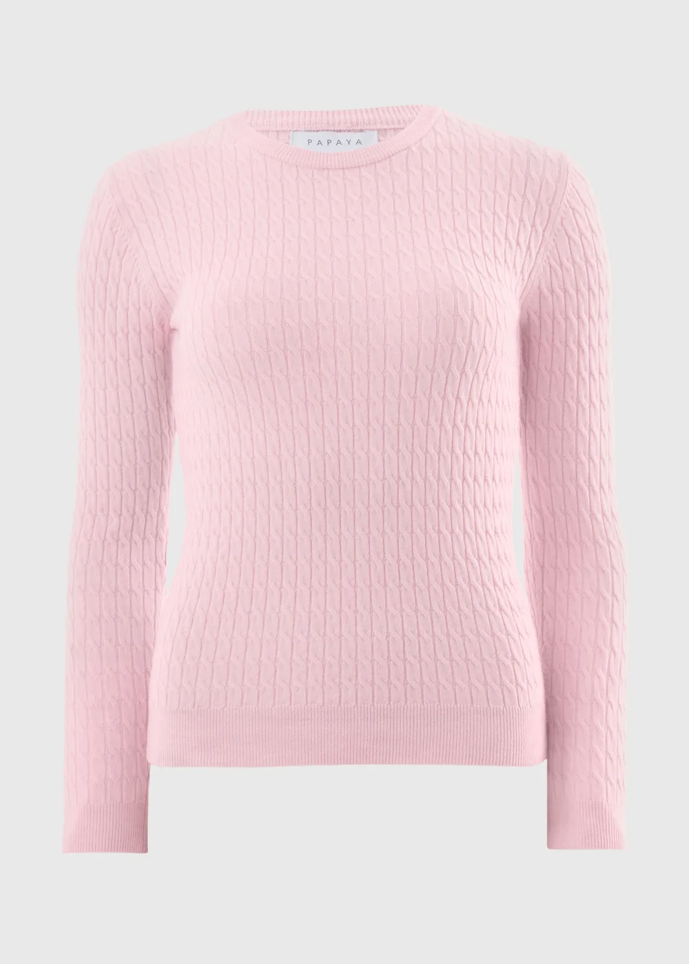 Light Pink Baby Cable Jumper - Size 8 Image 2