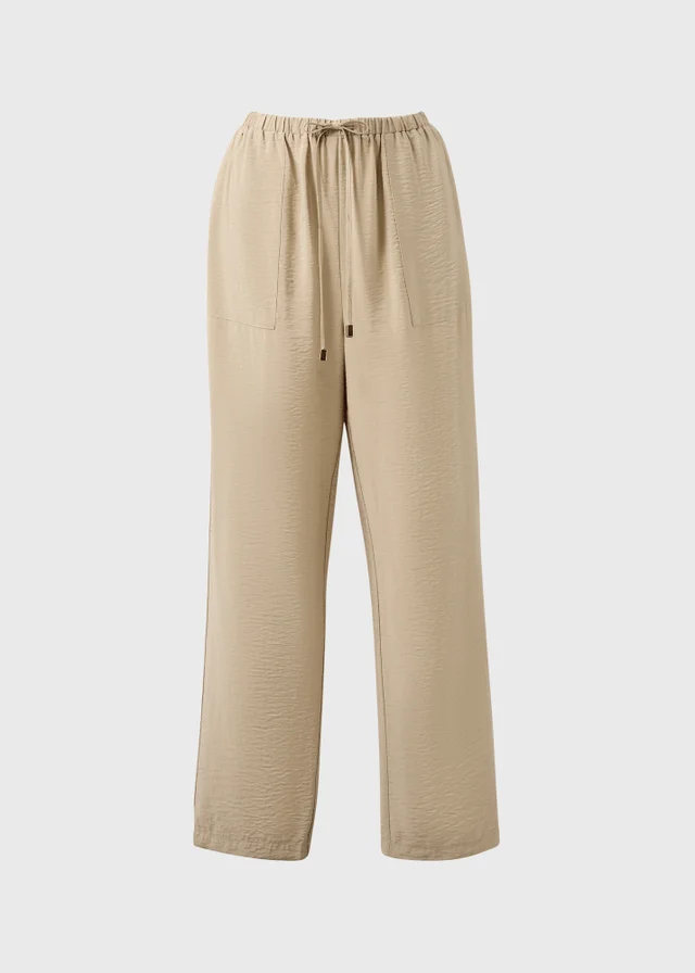 Camel Airflow Tapered Trousers