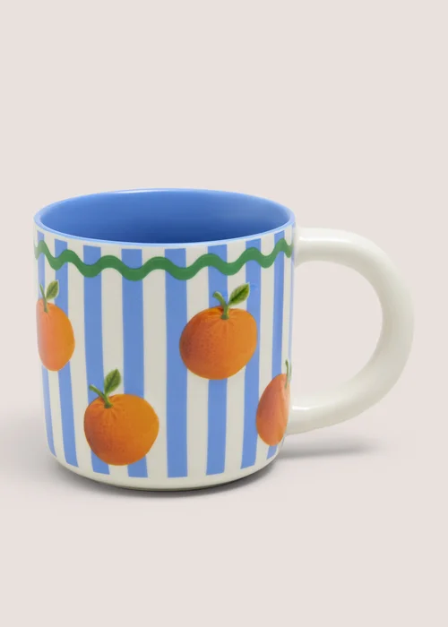 Blue Sorrento Striped Mug Image 1