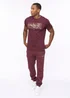 Crosshatch Burgundy Mappedout T-Shirt - Small Image 5