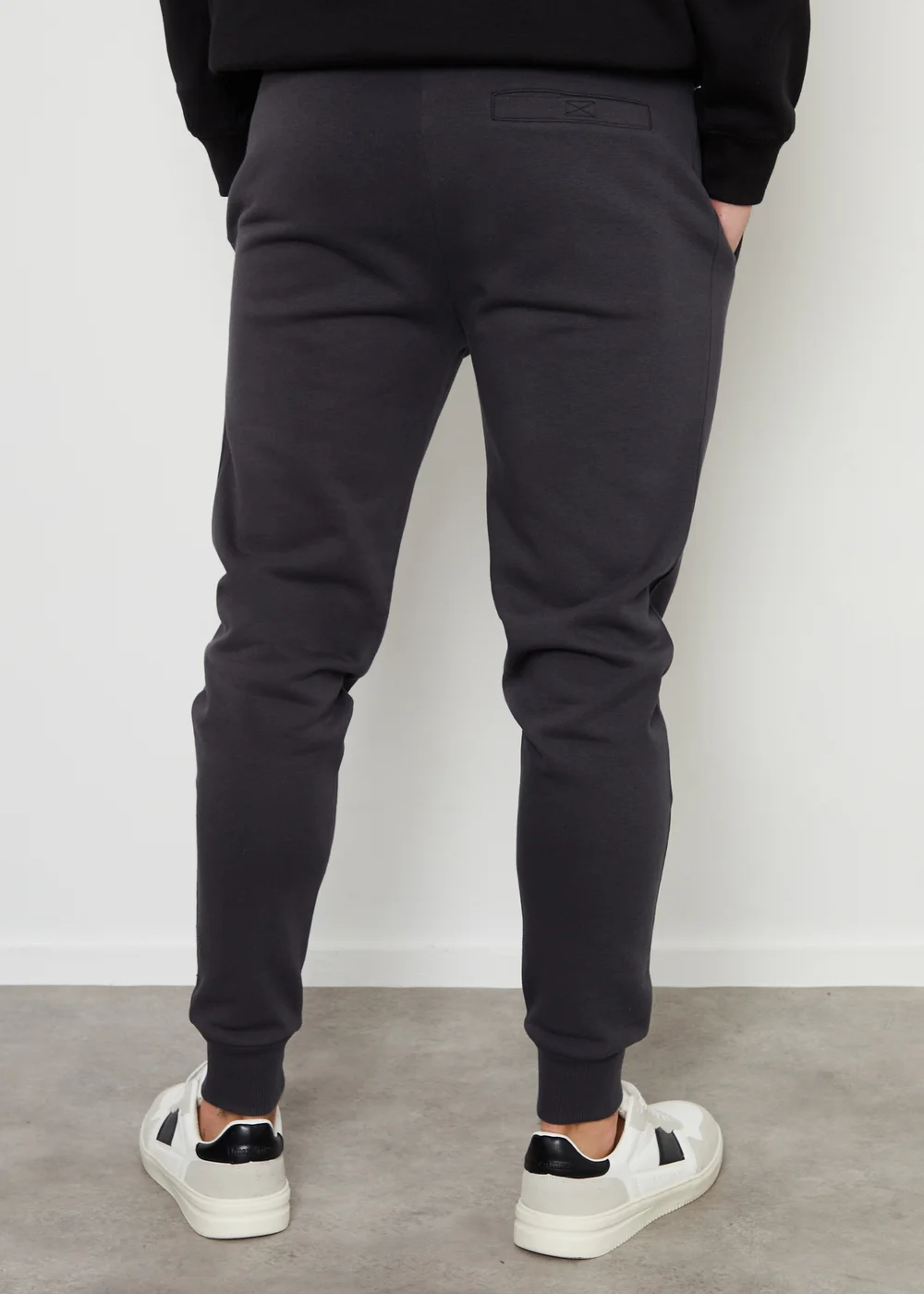 Threadbare Charcoal Cotton Blend Regular Fit Joggers - 2XL Image 2