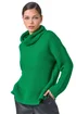 Roman Green Textured Cowl Neck Jumper - Size 10 Image 1