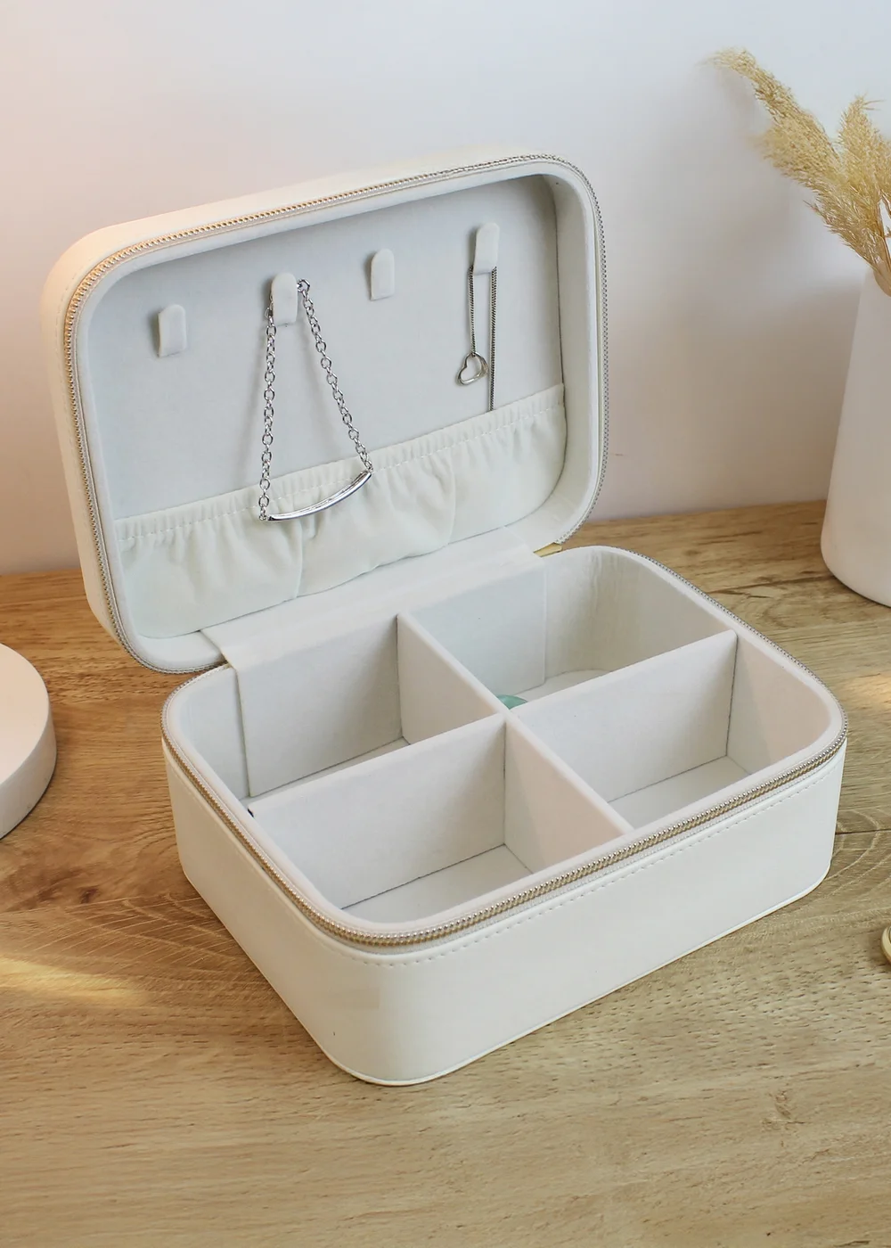 Personalised Memento Company White Bow Travel Jewellery Box - One Size Image 5