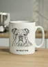 Personalised Memento Company White Dog Breed Mug - One Size Image 6