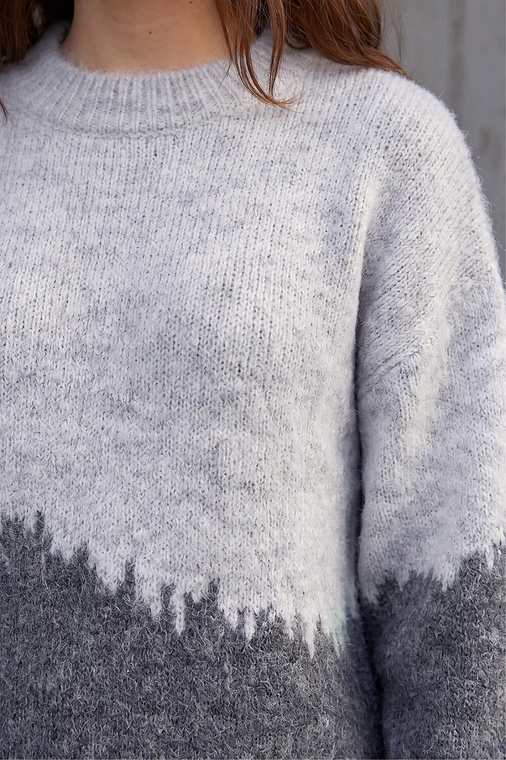 Roman Grey Petite Abstract Knit Jumper - 18 Image 4