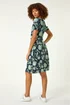 Roman Lime Floral Sweetheart Dress - 10 Image 3