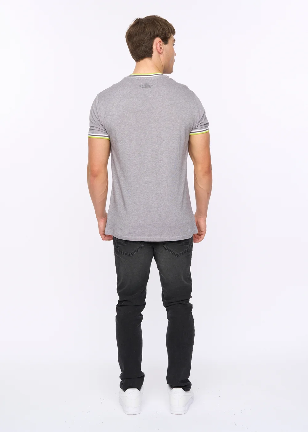 Crosshatch Grey Keraga T-Shirt - Large Image 2