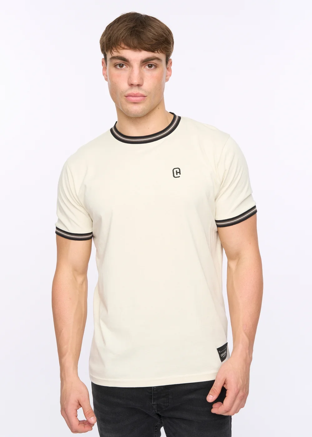 Crosshatch Off White Fillberts T-Shirt - Medium Image 1