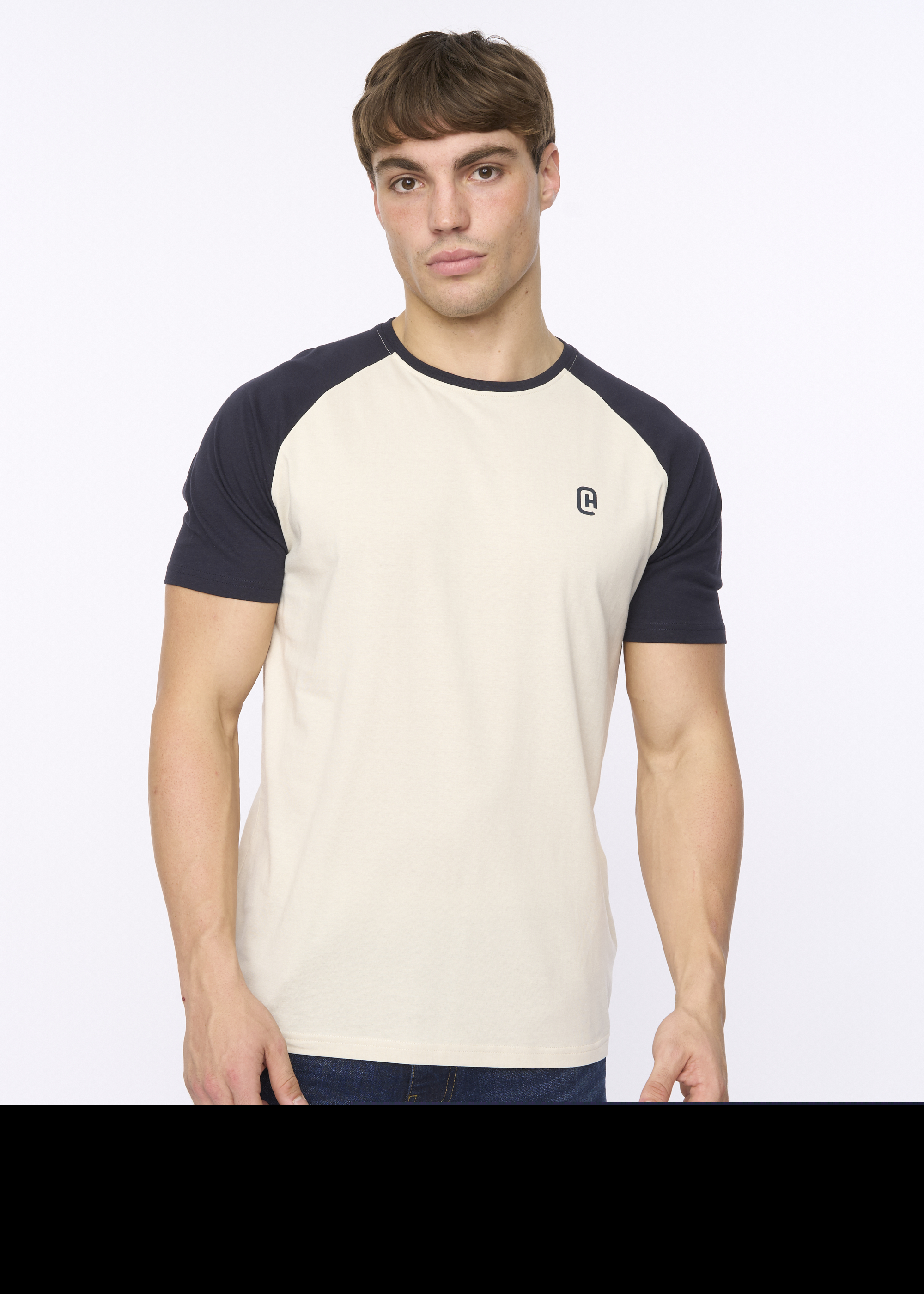 Crosshatch Off White Remison T-Shirt - Medium Image 1