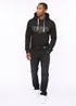 Crosshatch Black Carrimoore Hoodie - Large Image 5