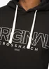 Crosshatch Black Carrimoore Hoodie - Large Image 4