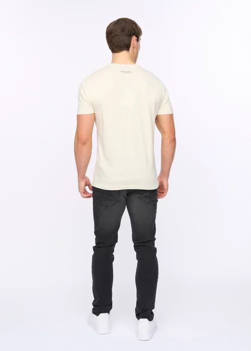 Crosshatch Off White Hellmere T-Shirt - Large Image 2