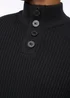 Crosshatch Black Wellburys Chunky Knit - Extra Large Image 4