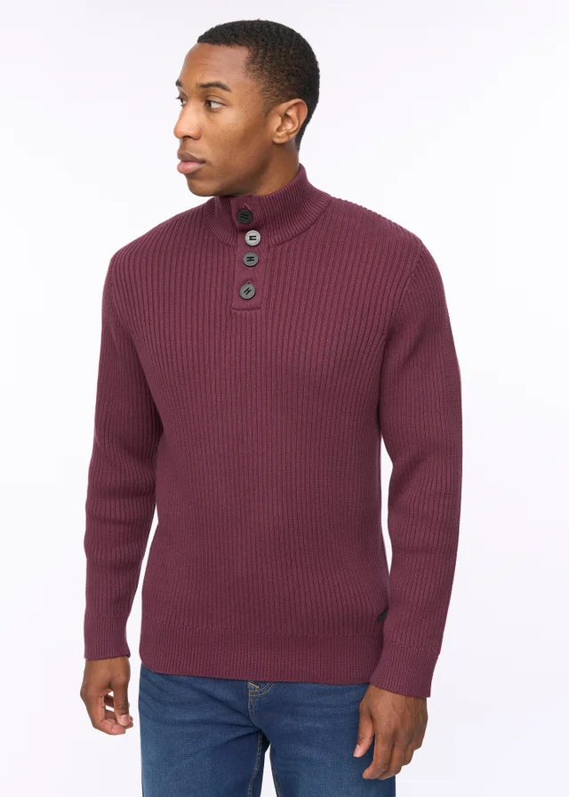 Crosshatch Raisin Wellburys Chunky Knit