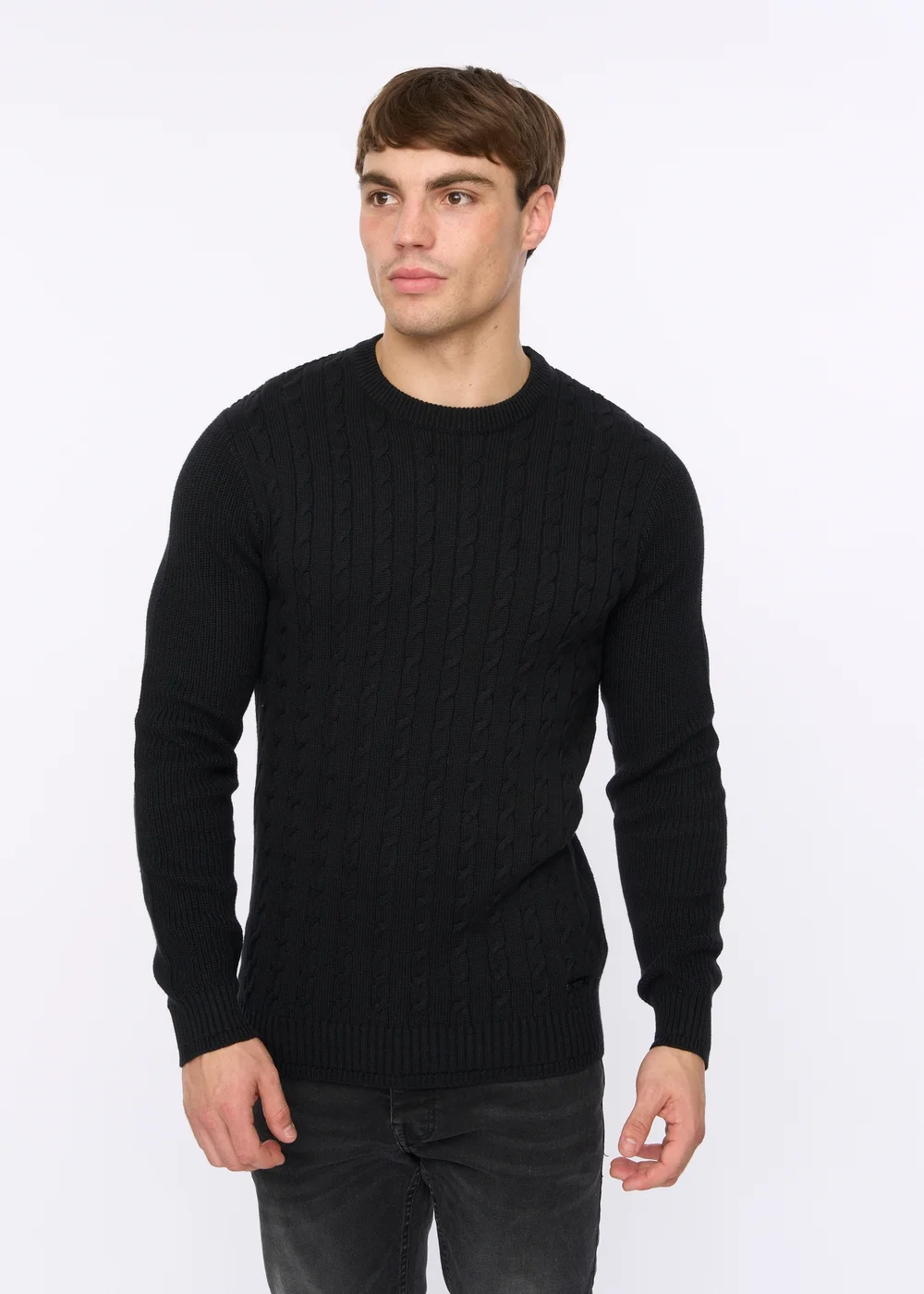 Crosshatch Black Kabstars Cable Knit - XXL Image 1