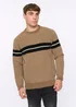 Crosshatch Taupe Roundall Chenille Knit - Large Image 3