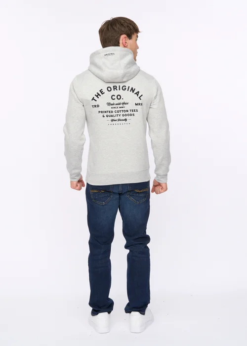 Crosshatch Grey Shoptown Hoodie - Large Image 2