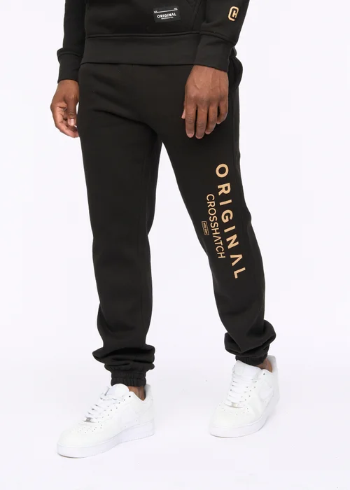 Crosshatch Black Jamals Joggers - 2XL Image 3
