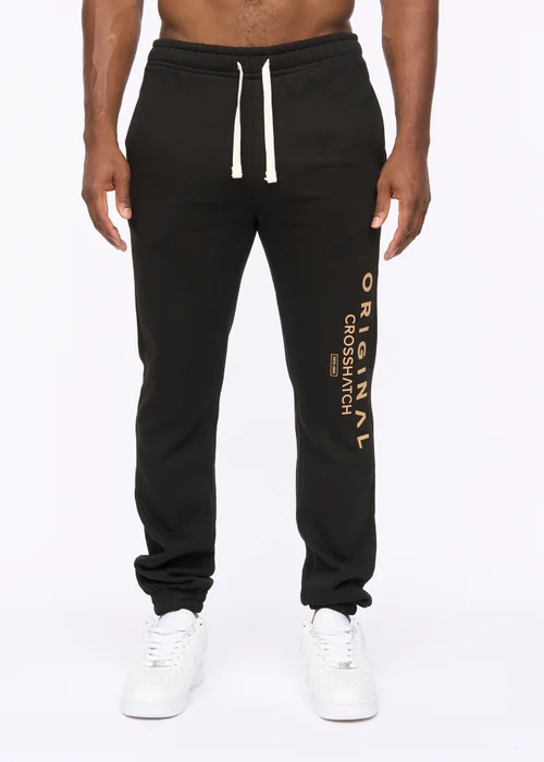 Crosshatch Black Jamals Joggers - 2XL Image 1