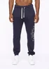 Crosshatch Navy Jamals Joggers - 2XL Image 1