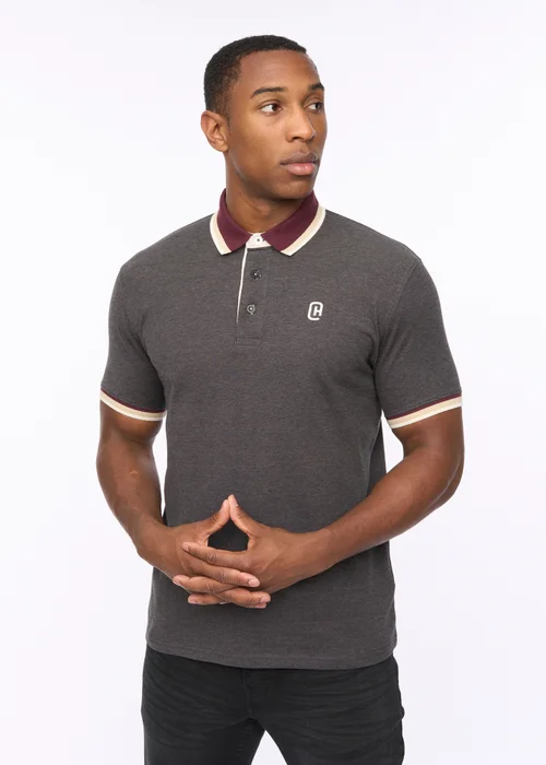 Crosshatch Black Chimlacks Polo - Small Image 1