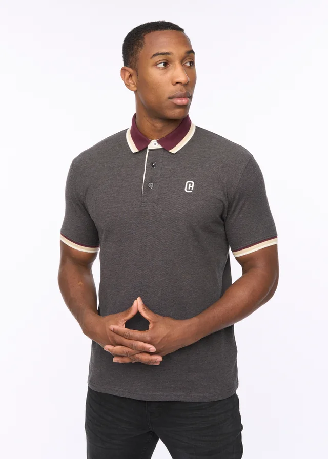 Crosshatch Black Chimlacks Polo
