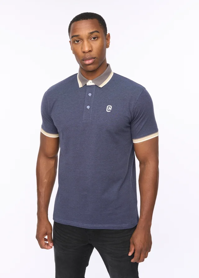 Crosshatch Denim Blue Chimlacks Polo
