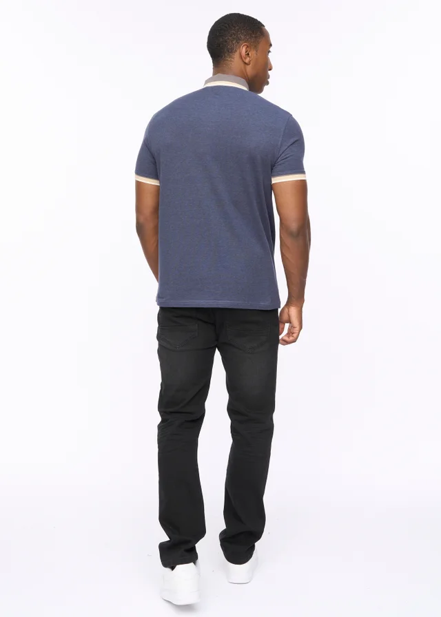 Crosshatch Denim Blue Chimlacks Polo