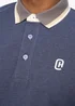 Crosshatch Denim Blue Chimlacks Polo - Small Image 4