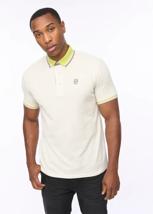 Crosshatch White Chimlacks Polo - Small Image 3