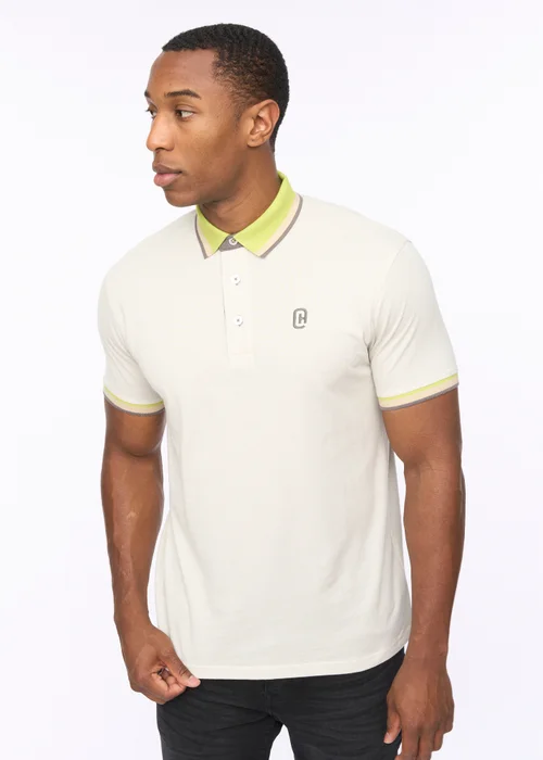 Crosshatch White Chimlacks Polo - Small Image 1