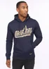 Crosshatch Navy Jampstead Hoodie - Large Image 1