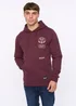 Crosshatch Wine Moules Hoodie - Small Image 3