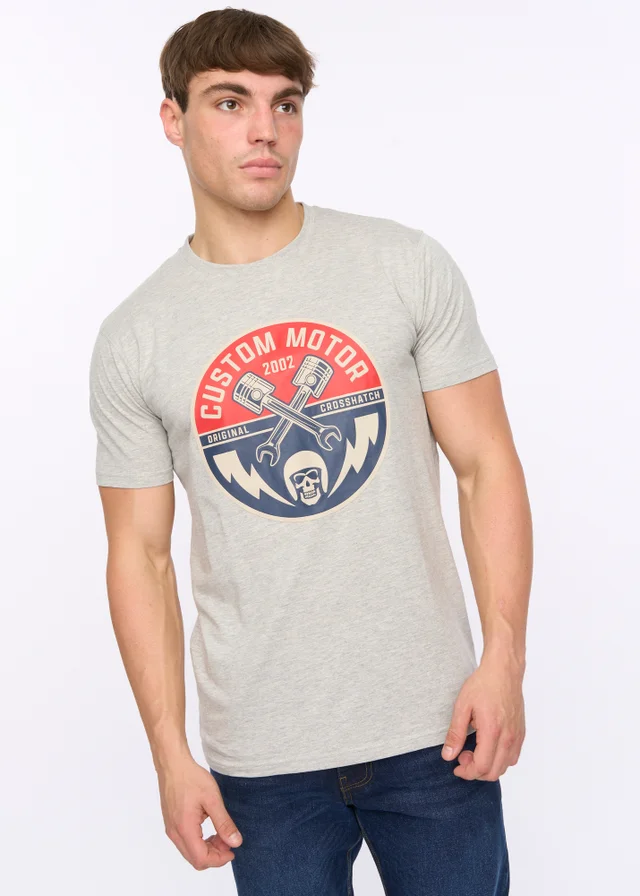 Crosshatch Grey Moules T-Shirt