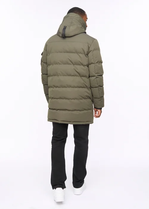 Crosshatch Olive Milwaka Long Jacket - 2XL Image 2